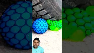 Car 🚗 crossing soft and crunchy things by tyre crushingcrunchyandsoftthings satisfying shorts [upl. by Adaven]