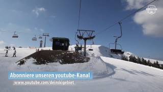 Liftverbund Feldberg Fahrt mit der Doppelsesselbahn Seebuck [upl. by Hulen]