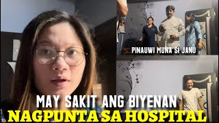 MAY SAKIT ANG BIYENAN KO NAGPUNTA SA HOSPITAL MAGDAMAG UMIIYAK [upl. by Opaline]