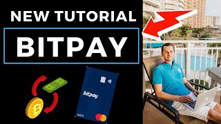 BITPAY APP TUTORIAL 👉 How To Get A Free Crypto Debit Card WORLDWIDE 🚀 [upl. by Sarette]