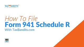 How To File Form 941 Schedule R [upl. by Noterb]