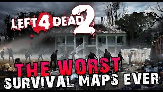 Playing The WORST Survival Maps EVER in L4D2 [upl. by Mckenna]