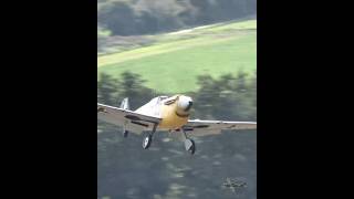 Messerschmitt Bf109 quotBuchonquot hard landing aircraft landing luftwaffe avgeek [upl. by Ileray433]