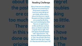 Reading Challenge 10 Practice speaking amp Shadowing English efficiently [upl. by Garrard]