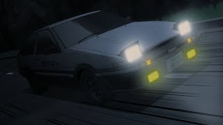 AE86 VS EG6 inital d Takumi vs Shingo Blender animation [upl. by Anelat]