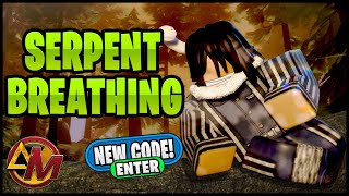 Code SERPENT BREATHING LOCATION  SHOWCASE  Wisteria  Codes in Description [upl. by Tenner]