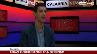 SEGRETARIO VALENTE GD CALABRIA LE RAGIONI DEL SI AL REFERENDUM [upl. by Cymbre]