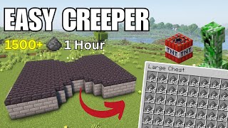 Minecraft Easy Creeper Farm 121 [upl. by Harli]