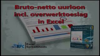 Bruto netto uurloon incl overwerktoeslag in Excel berekenen ✅ [upl. by Ul399]