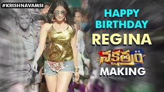 Nakshatram Movie Team Wishes Regina a Very Happy Birthday  Nakshatram Movie Making  Krishna Vamsi [upl. by Siraf]