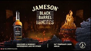 Jameson Black Barrel Ignites  Abuja [upl. by Llenral]