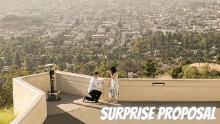 Surprise Proposal at Griffith Observatory [upl. by Rella749]