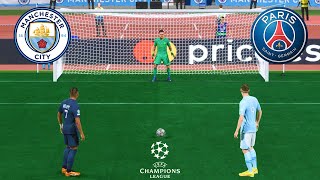 FIFA 23  Man City vs PSG  Haaland vs Mbappe  Penalty Shootout  UCL Final  Gameplay PC [upl. by Rosella]