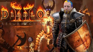 The BEST Paladin THORNS HARDCORE Build  Diablo 2 Resurrected Beta [upl. by Leirvag]