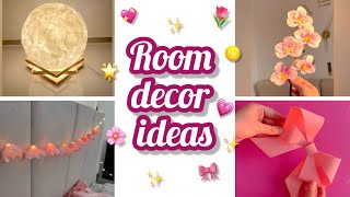 4 Ideas  DIY Room Decor Ideas  Making cute room decor 💖 [upl. by Enitsud]