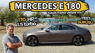 Mercedes E 180 test sürüşü 2024  Küçük motor yetiyor mu [upl. by Ariaec]