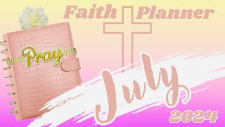 Faith Planner  “Batch Planning”  July 2024 [upl. by Areic118]