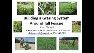 Building a Grazing System Around Tall FescueChris Teutsch [upl. by Adliwa]