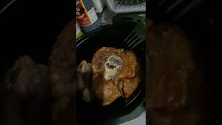 Crispy pata using air fryer no oil less fat  Filipinos pork crackling shortsvideo shorts [upl. by Eetnom]