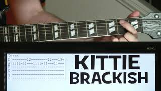 Kittie Brackish Guitar Lesson  Guitar Tabs  Guitar Chords  Guitar Tutorial  Guitar Cover [upl. by Cale]