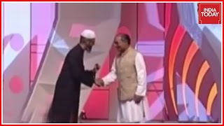 Video Of Digvijay Singh Praising Zakir Naik Emerges [upl. by Harutak]