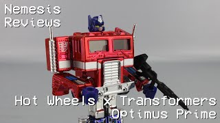 Nemesis Reviews Hot Wheels X Transformers Optimus Prime [upl. by Meg]