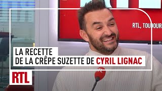 LASTUCE DU CHEF  la recette de la crêpe suzette par Cyril Lignac [upl. by Bullough184]