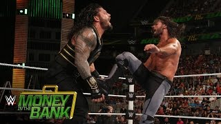 Roman Reigns vs Seth Rollins  WWE World Heavyweight Title Match WWE Money in the Bank 2016 [upl. by Manno645]