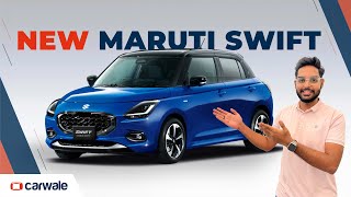 New Swift 2024 Revealed Launch Date Design Features Engine details Explained  CarWale [upl. by Three163]