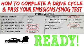 How To Complete A Drive Cycle amp Pass Emissions amp Smog Test Life Hack [upl. by Debera]