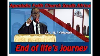 Apostolic Faith Church 2016 Zim Camp Rev RJ Sibanda Closing Sermon [upl. by Eillil]