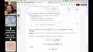 Determine whether the following improper integral converges or diverges t2  lntt4  8t  10 [upl. by Ari]