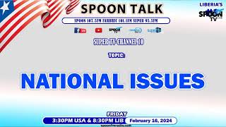 SPOON TALK FEBRUARY 16 2024 EDITION [upl. by Adliwa]