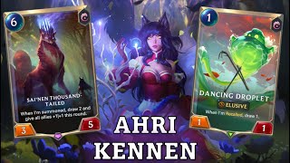 Ahri Kennen in 2023 Masters Deck Gameplay  Legends of Runeterra [upl. by Bazil]