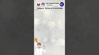 CSC Exam 2024 Set 1  Gen Knowledge 004 [upl. by Lleuqar]