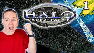 Time to Unleash the Master Chief  Lets Play Halo 1  Combat Evolved Part 1 [upl. by Ativet70]