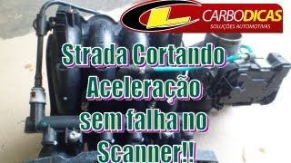 CarboDicas  Fiat Strada 14 2011 Cortando a aceleração [upl. by Elleira]