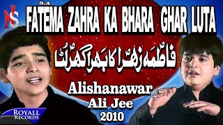 Ali Shanawar amp Ali Jee  Fatima Zehra Ka Bhara Gher Luta  2010 [upl. by Stodder]