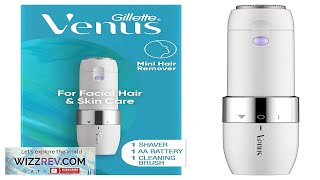 Gillette Venus Mini Facial Hair Remover for Women Face Portable Electric Shaver Review [upl. by Lal]