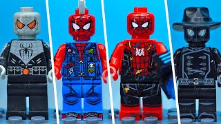 LEGO Spiderman Universe Build LEGO SpiderNoir SpiderPunk Venom Fusion Spiderman [upl. by Notniuqal]