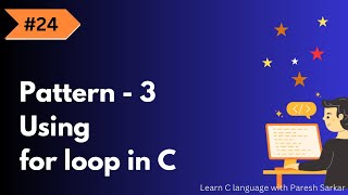 Print  inversely in triangle shape in C language 🖥️  StepbyStep Guide  Paresh Programming [upl. by Levania]