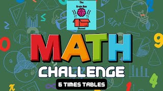 Maths Challenge  6 Times Tables Quiz MathForKids TimesTablesPractice homeschooling maths [upl. by Ainahtan936]