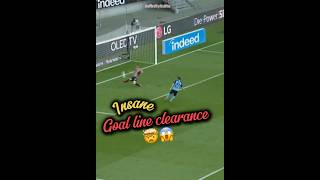 Insane Goal Line Clearances🤯🔥 football soccer goalkeepersaves shortsvideos defenders [upl. by Xever]