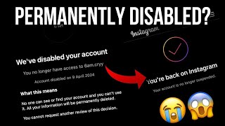 How To Unban Instagram Disabled Suspended Account  Team wave [upl. by Linnell877]