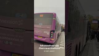 Openbaar Vervoer in Middelharnis bij de Gemeentehuis vdl citea lle xle mercedesbenz citaro [upl. by Leifeste566]