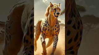 Incredible Animal Fusion Cheetah and Horse Formed by Fusing Different Species short hybrids [upl. by Yehudi]