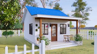 Gorgeous Small House Design with 5x6m 320sqft  Exploring Tiny House [upl. by Pietro406]