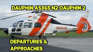 AS365 Dauphin 2  Startup  Departure  Landing  SHES GORGEOUS [upl. by Ehrenberg]