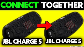 How To Connect 2 JBL Charge 5 Speakers Together 2024  Step by Step [upl. by Nali]