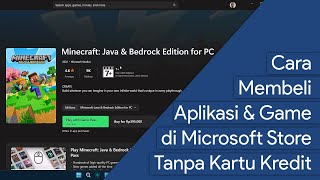 Cara Membeli Aplikasi dan Game di Microsoft Store Tanpa Kartu Kredit [upl. by Atiuqehc506]